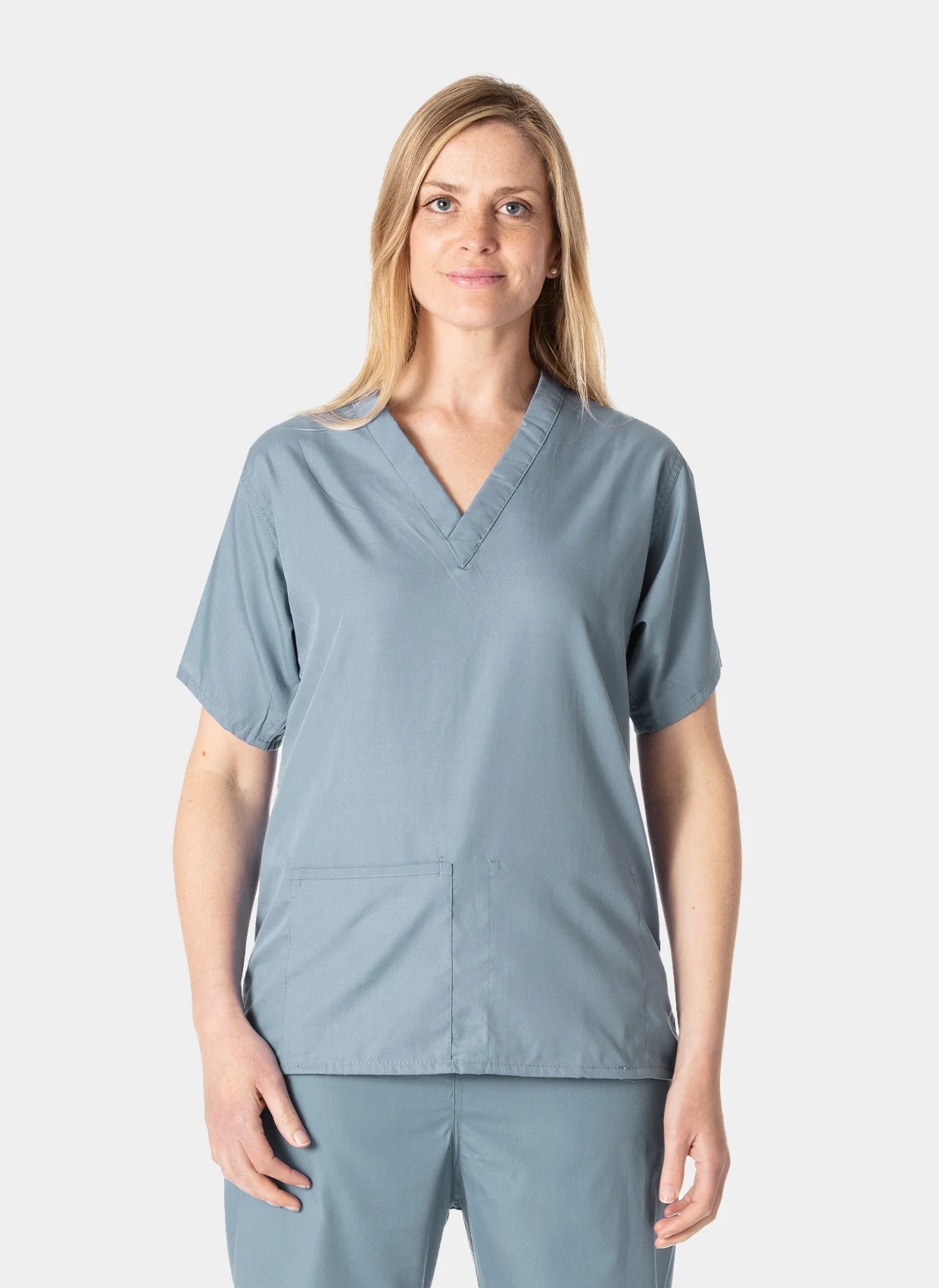 Unisex Budget Scrub Top - Misty
