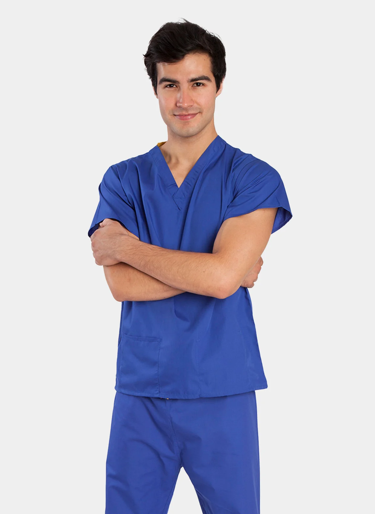 Unisex Budget Scrub Top - Cornflower/Royal - Image 2
