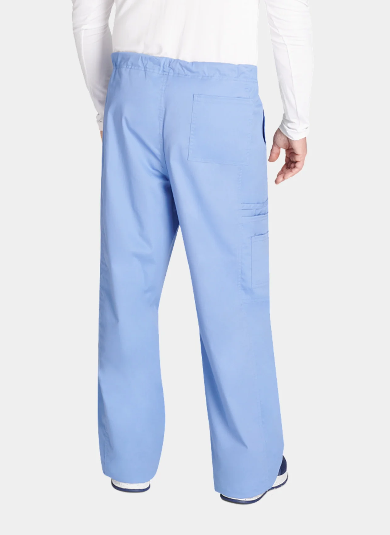 Cherokee Unisex Elasticated Scrub Trousers - True Ceil - Image 2