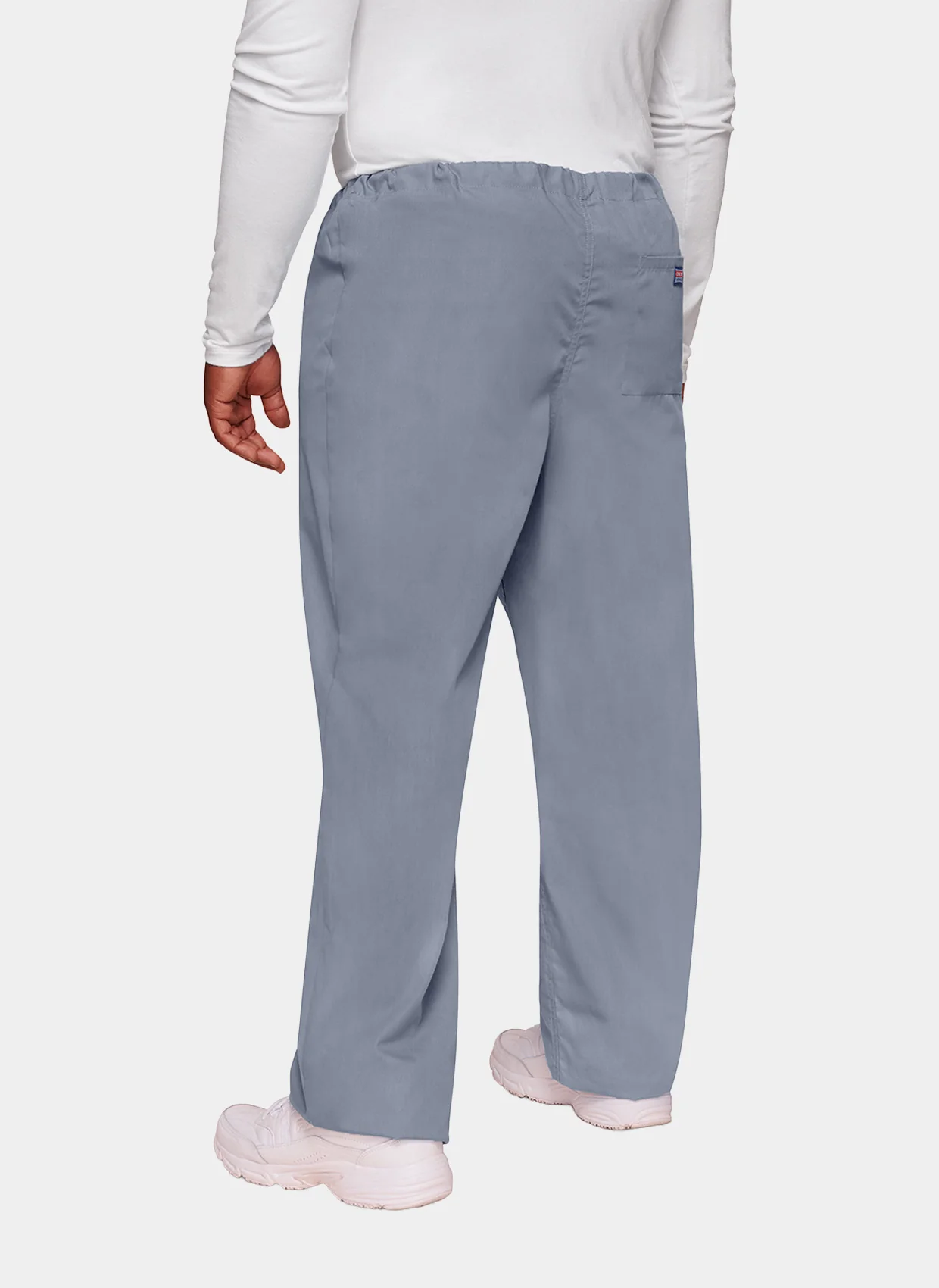 Cherokee Unisex Drawstring Scrub Trousers - Grey - Image 2