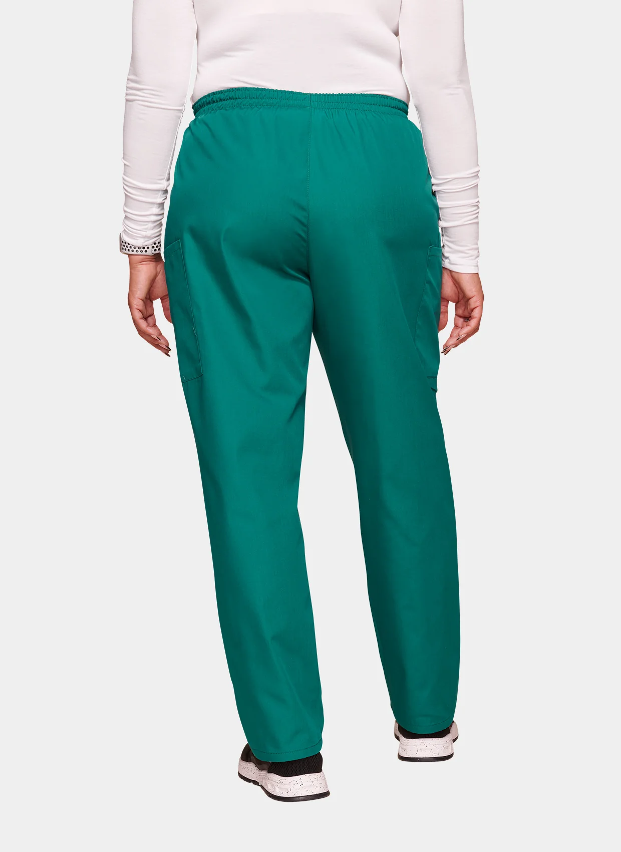 Cherokee Unisex Elasticated Scrub Trousers - Hunter - Image 2
