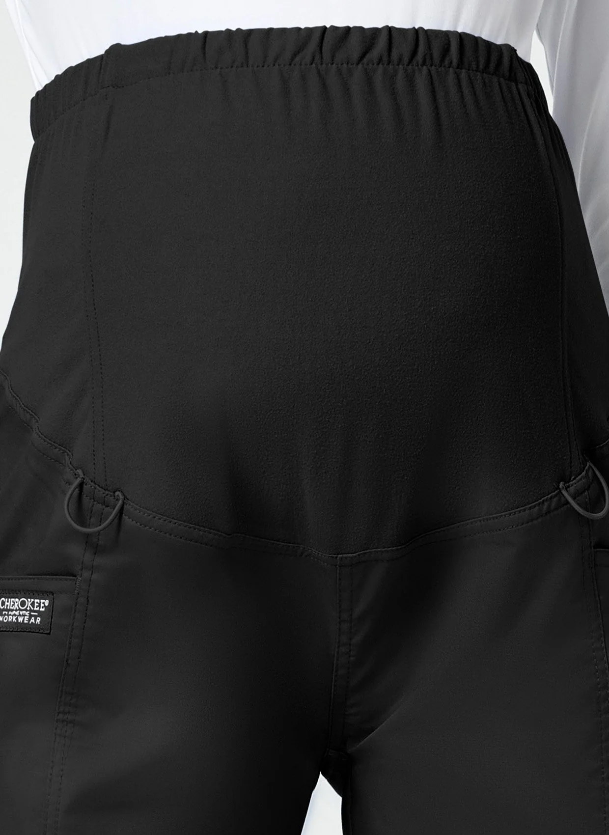 Cherokee WW Revolution Maternity Straight Leg Scrub Trousers WWE155 - Black - Image 5
