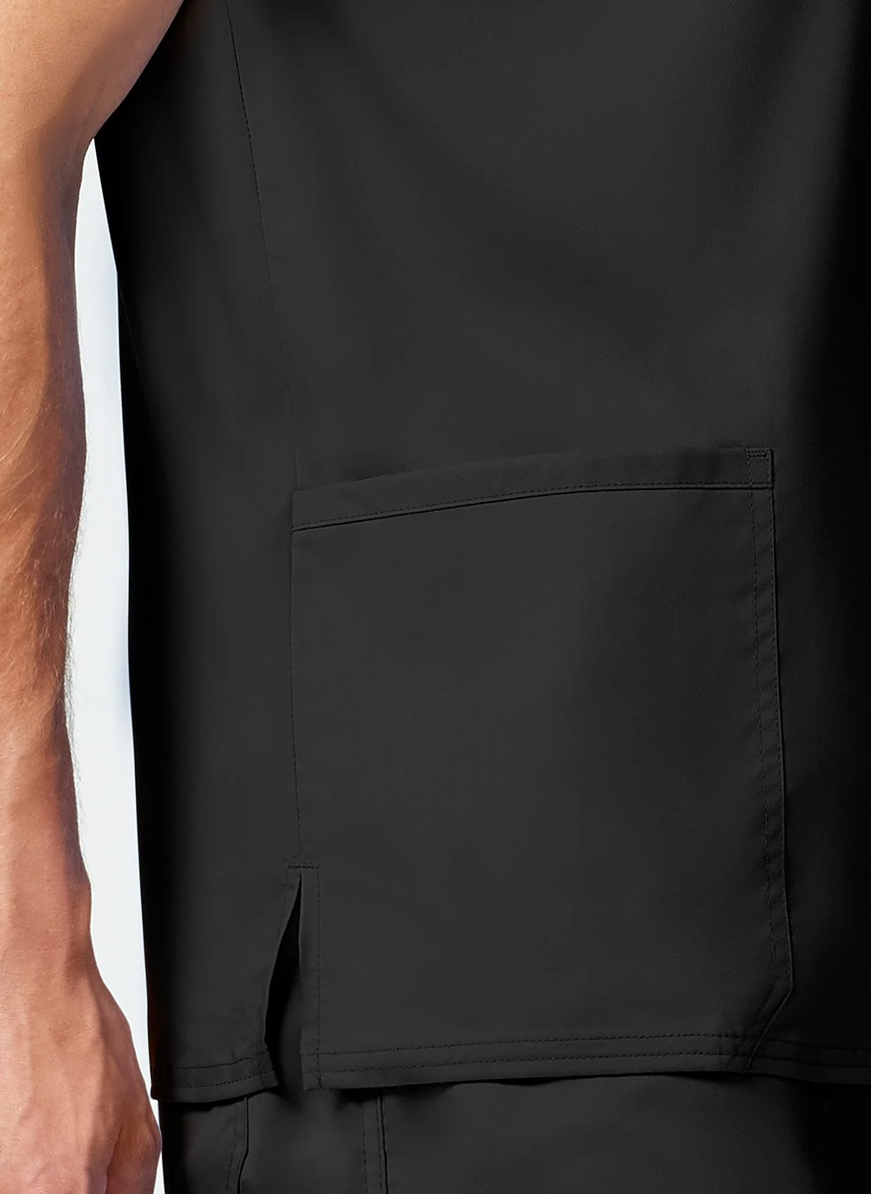 Cherokee WW Revolution Men-s V-Neck Scrub Top WWE670 - Black - Image 7