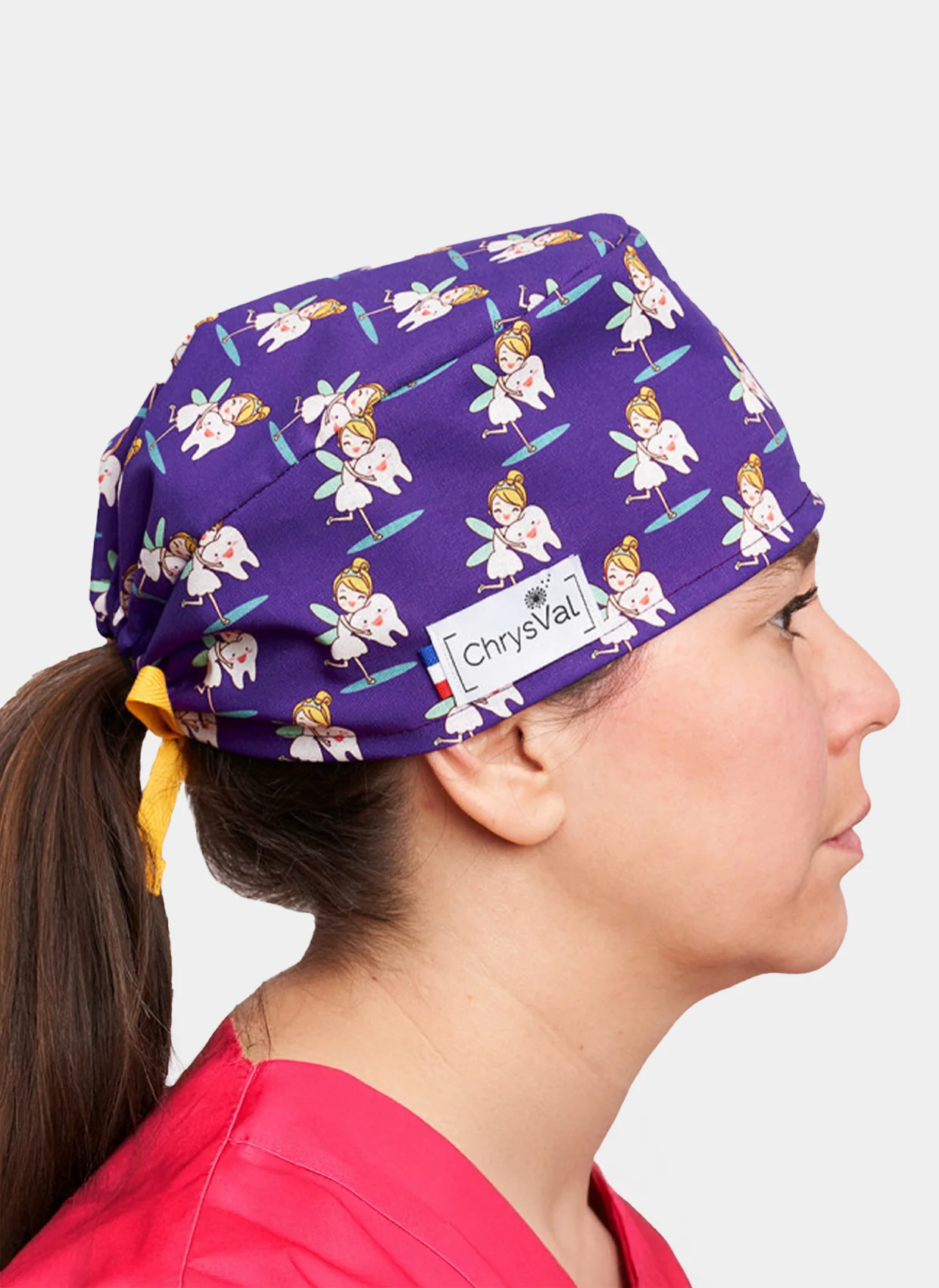 ChrysVal Short Hair Scrub Hat - Flossy Fairy - Image 2