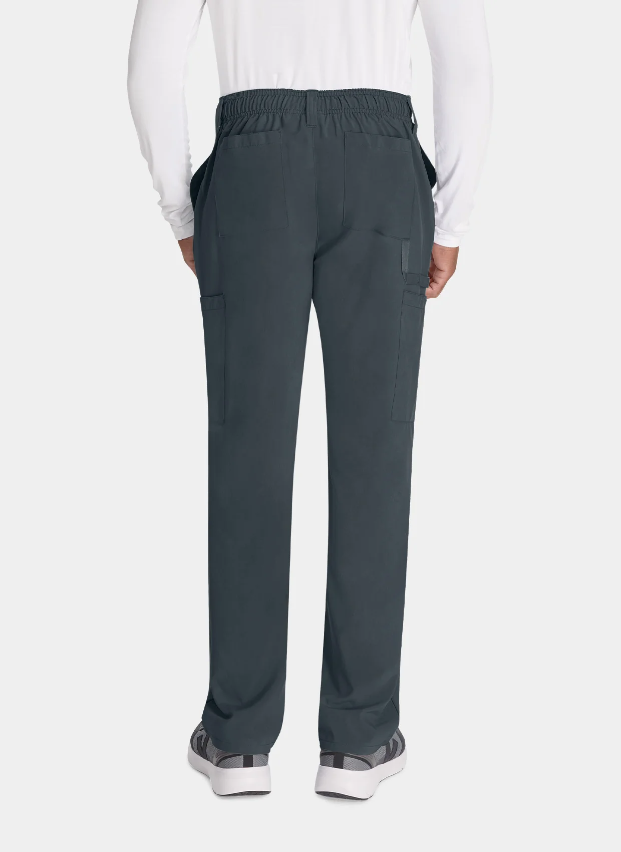 Dickies EDS Essentials Men's Natural Rise Drawstring Trousers DKE015 - Pewter - Image 2