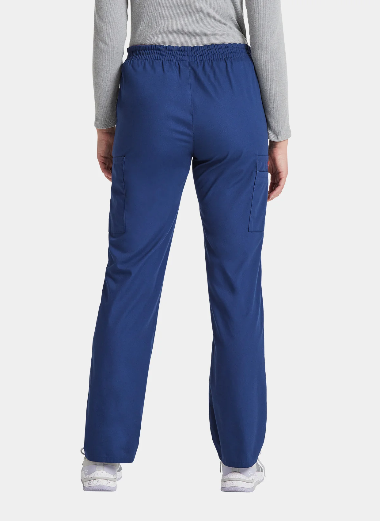 Dickies EDS Signature Ladies Natural Rise Tapered Leg Pull-On Scrub Trousers DKE86106 - Navy - Image 2