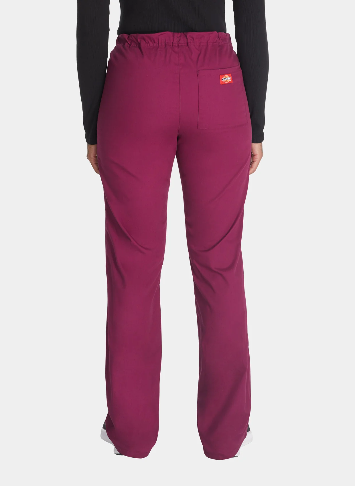 Unisex Dickies EDS Signature Drawstring Scrub Trousers DKE83006 - Wine - Image 2