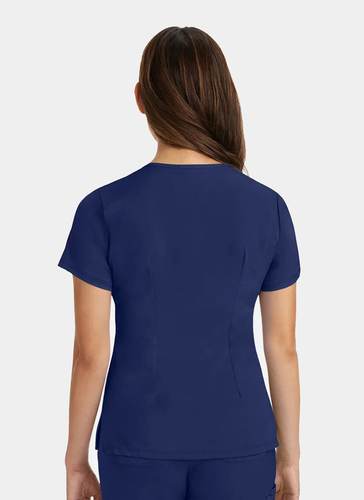 Healing Hands Monica Scrub Top - Navy - Image 3