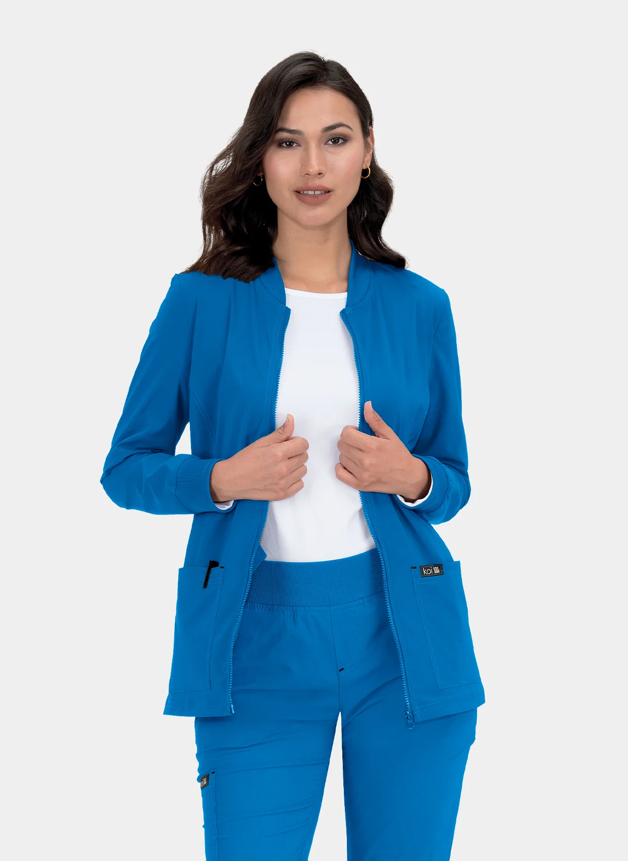 Koi Basics Andrea Jacket - Royal - SALE