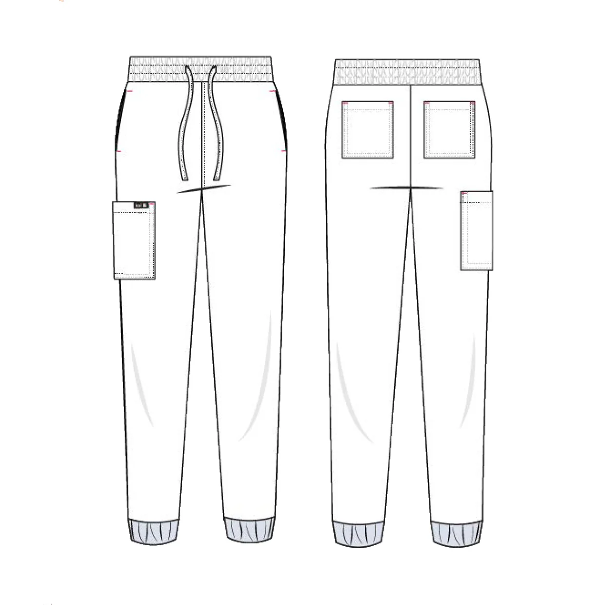 Koi Basics Gemma Scrub Joggers - Navy - Image 3