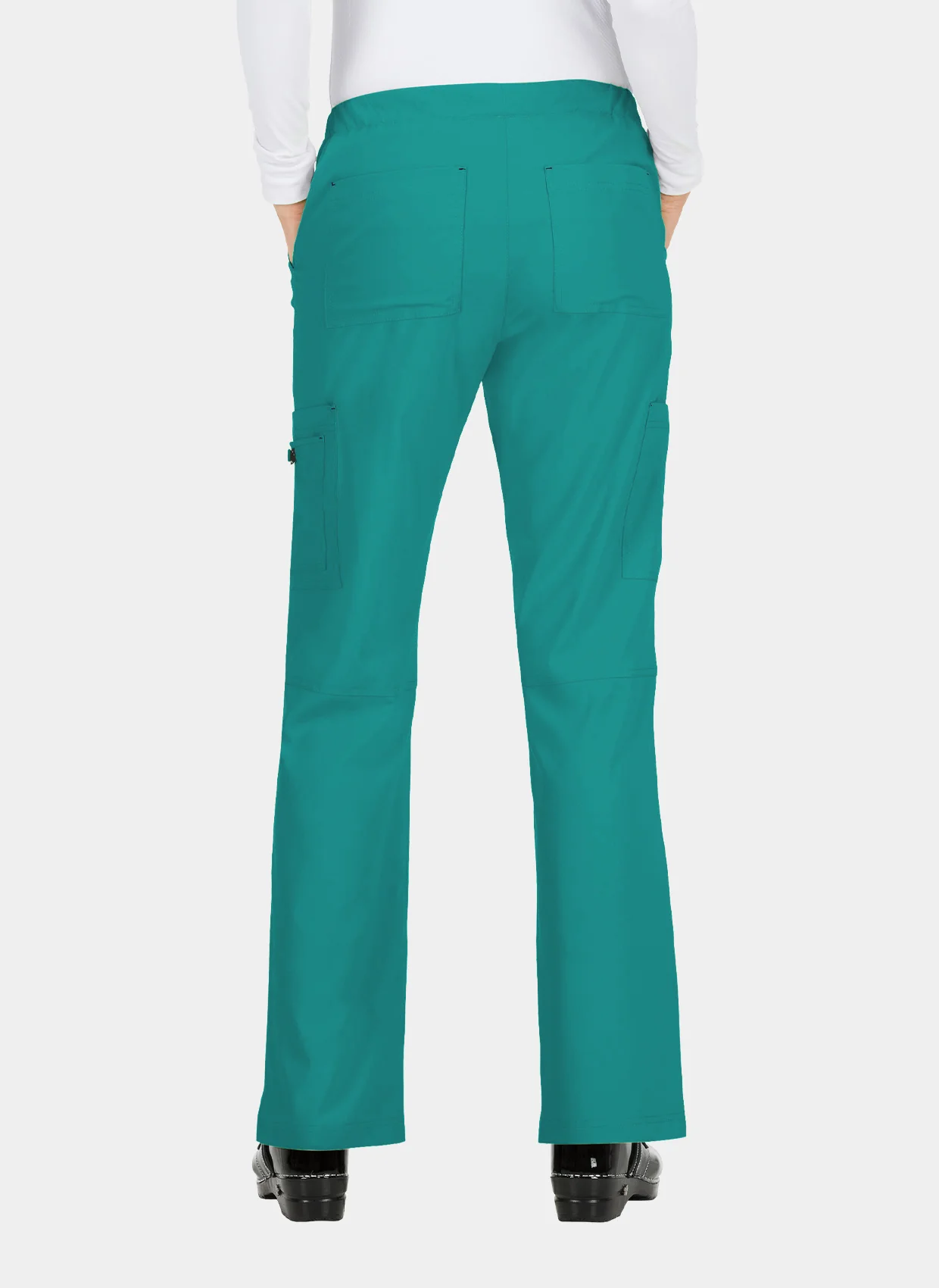 Koi Basics Holly Scrub Trousers - Teal - Image 2