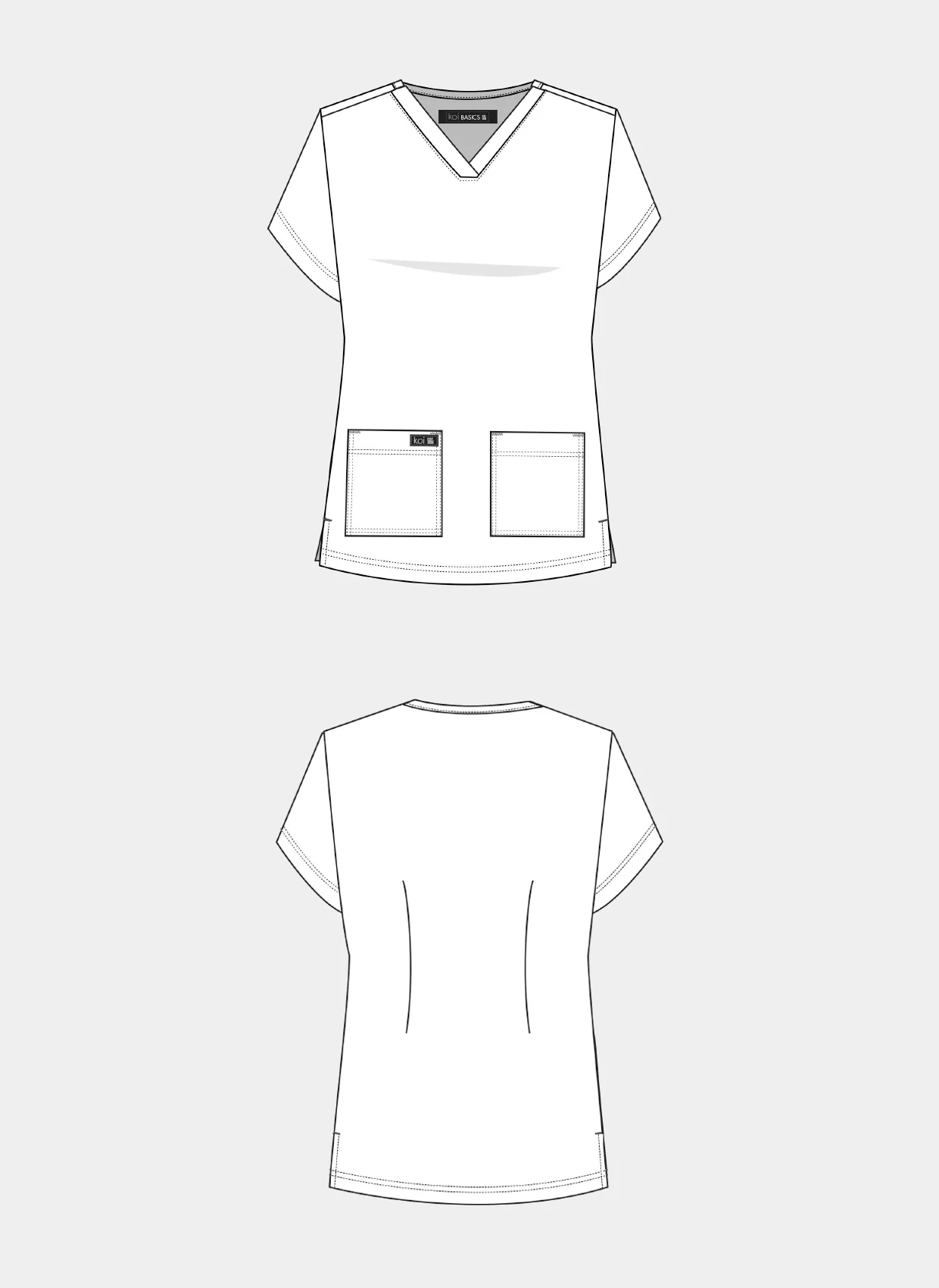 Koi Basics Leslie Scrub Top - Toothie - Image 3