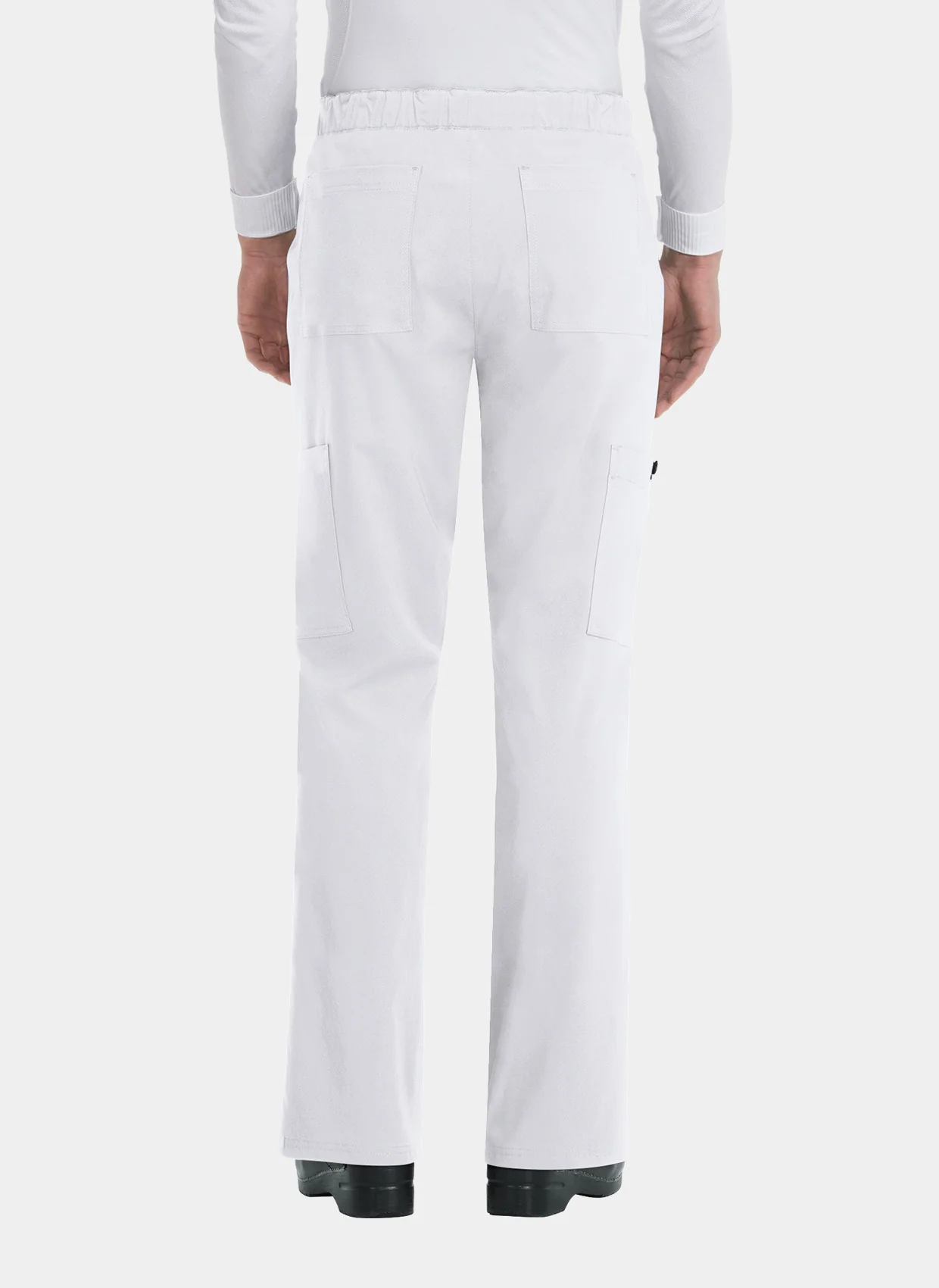 Koi Basics Men's Luke Scrub Trousers  - White - Image 2