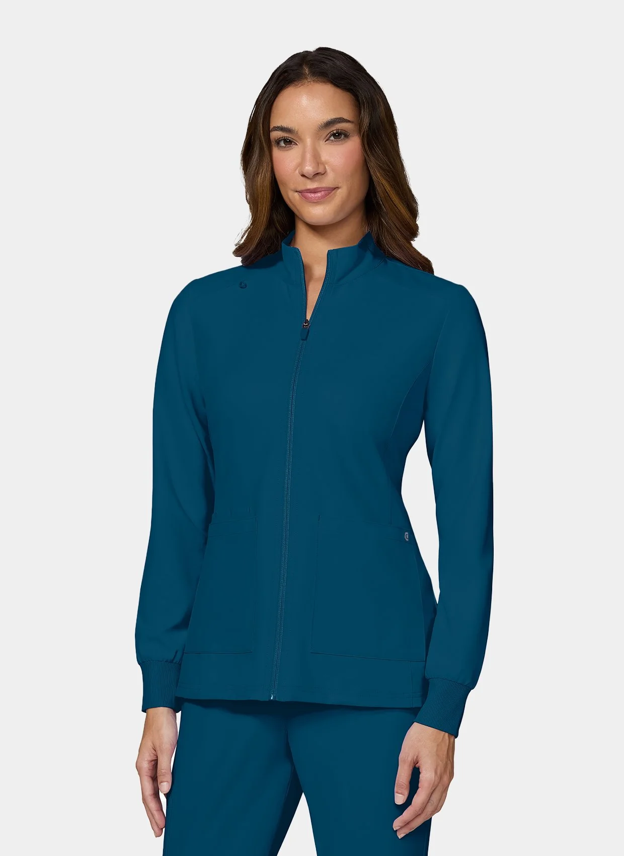 Koi Cureology Geneses Scrub Jacket - Caribbean