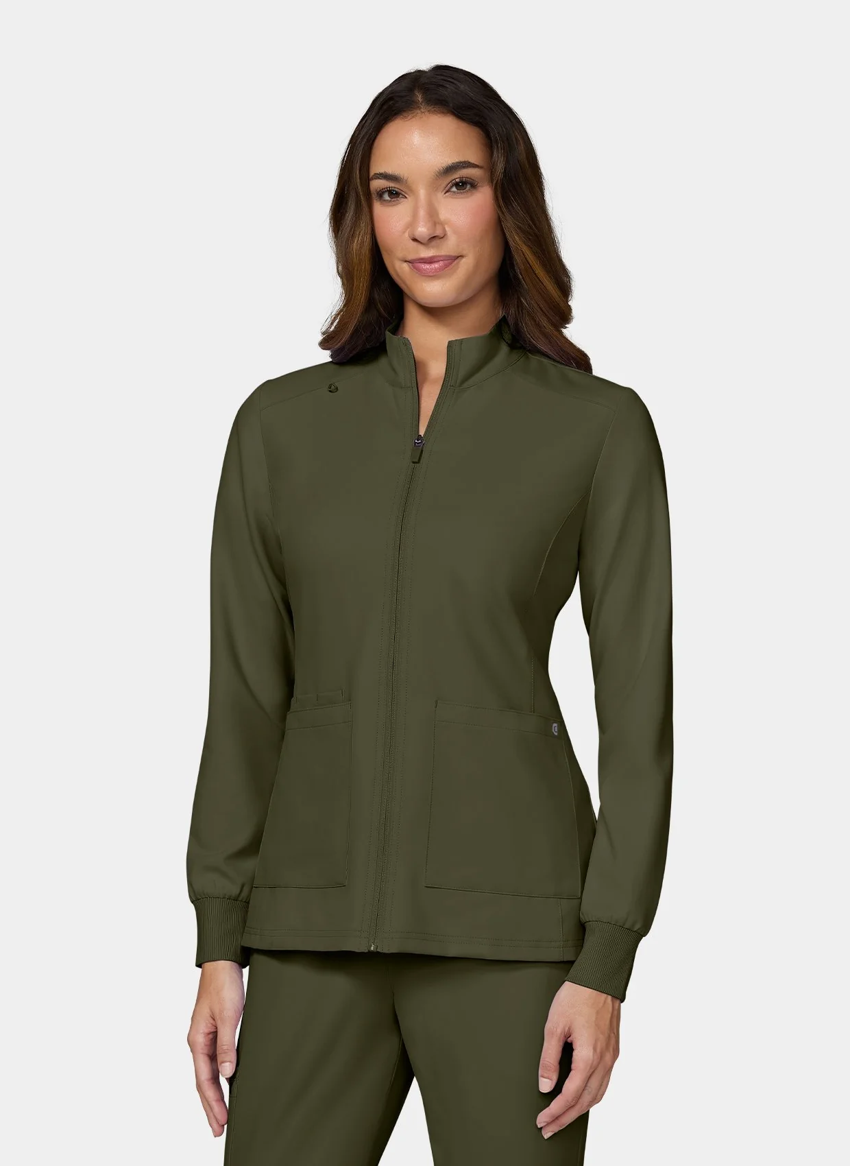 Koi Cureology Geneses Scrub Jacket - Olive