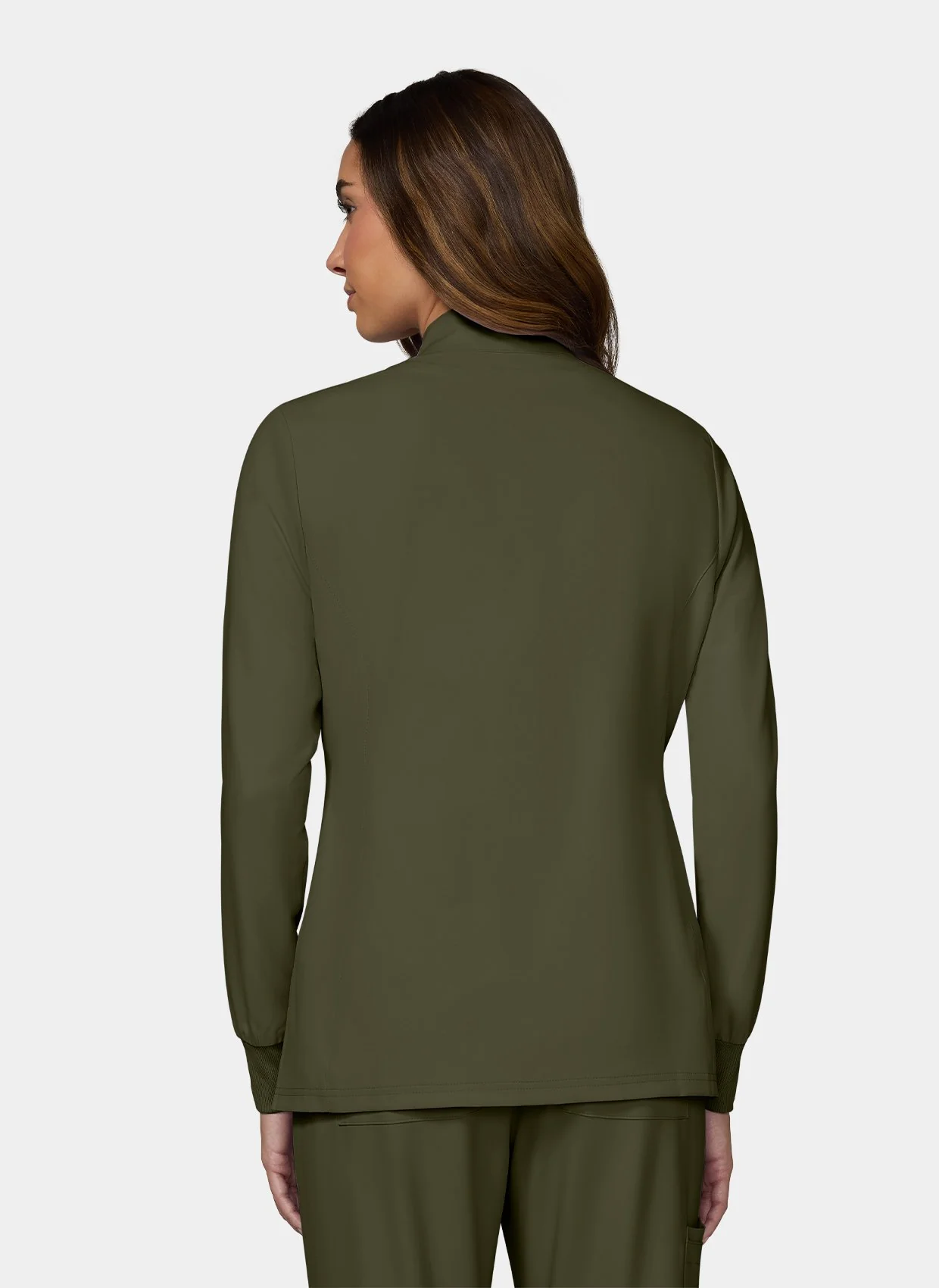 Koi Cureology Geneses Scrub Jacket - Olive - Image 2
