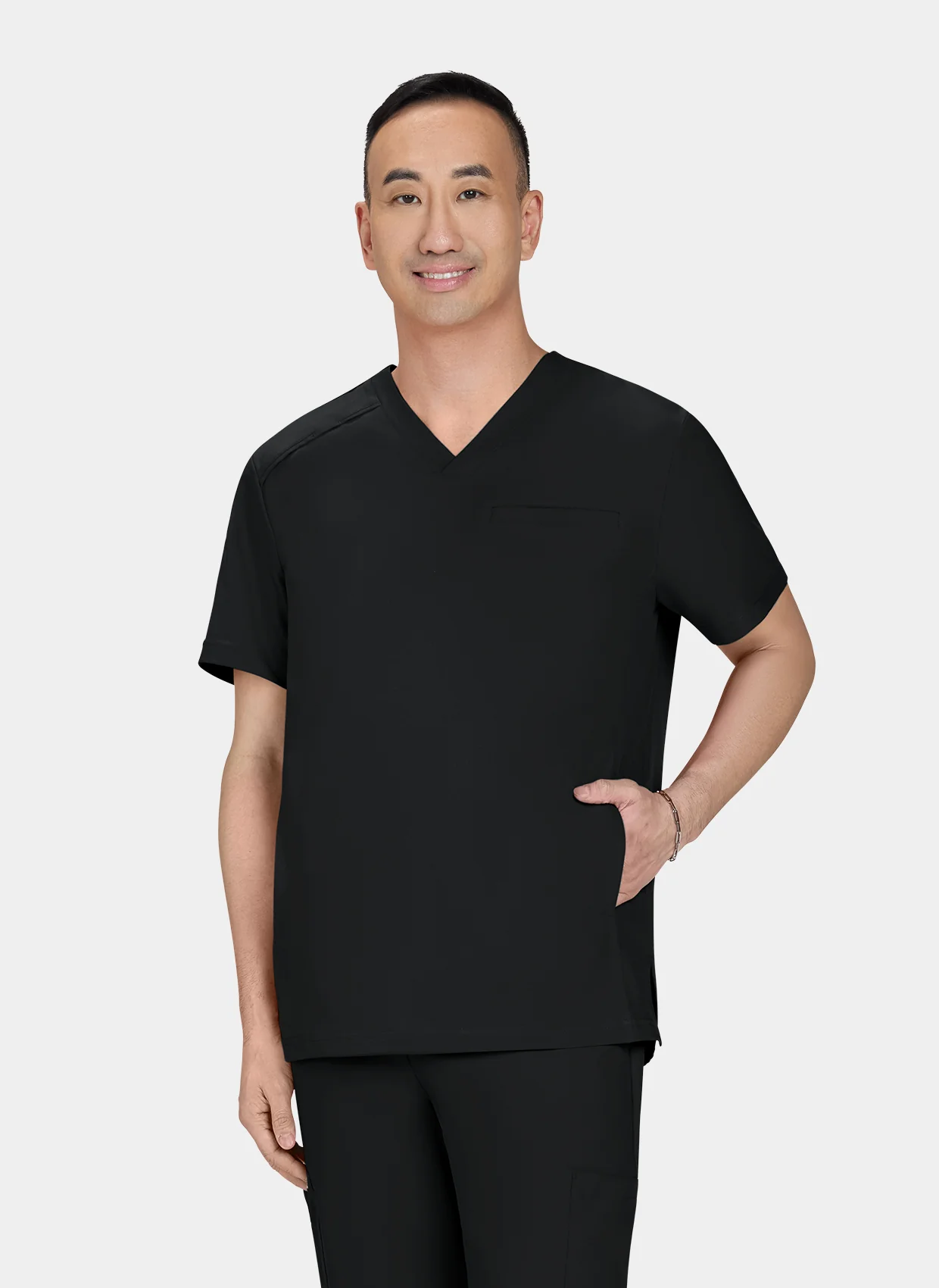 Koi Cureology Stasis Scrub Top - Black
