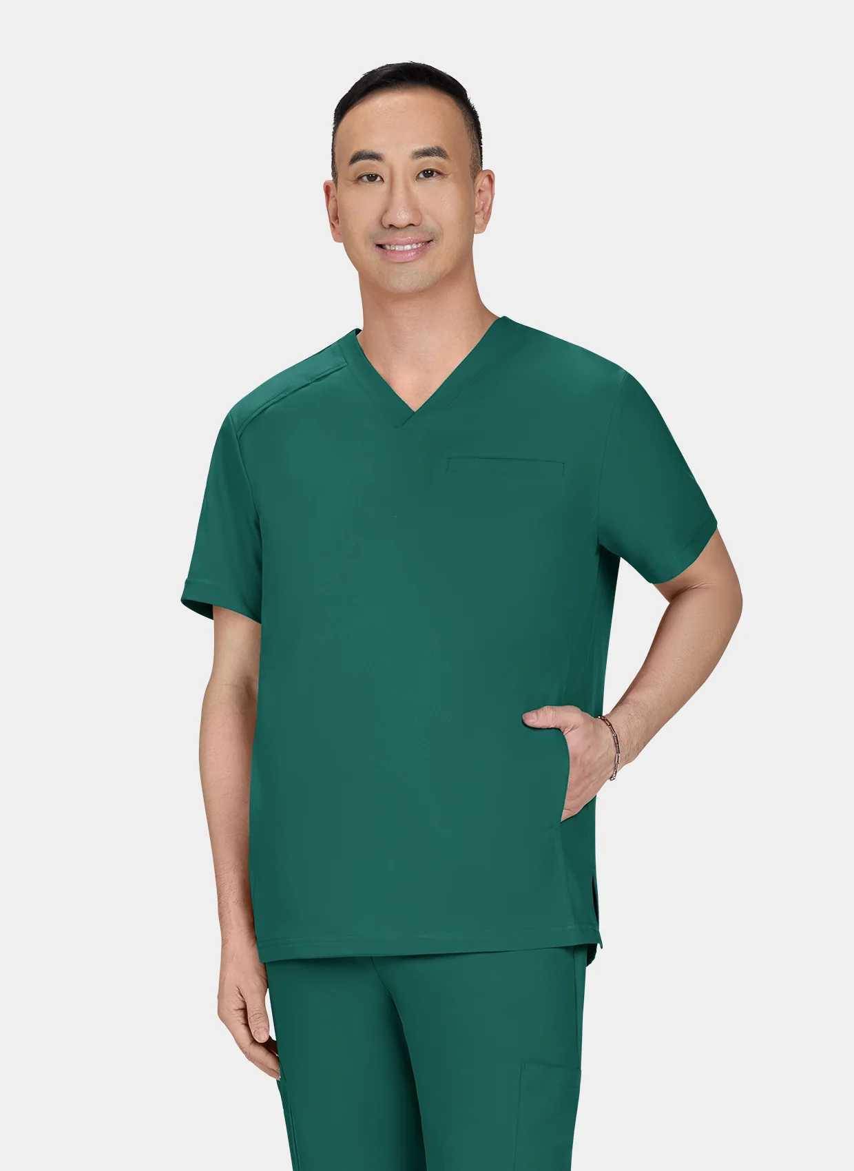 Koi Cureology Stasis Scrub Top - Hunter