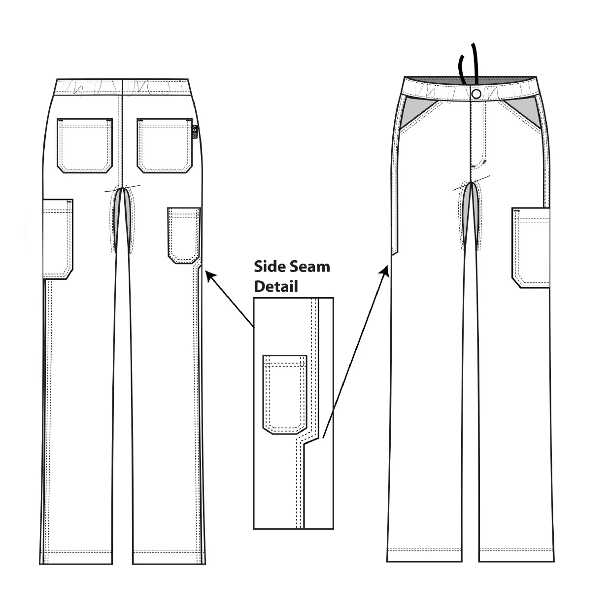 Koi Lite Discovery Scrub Trousers - Black - SALE - Image 3