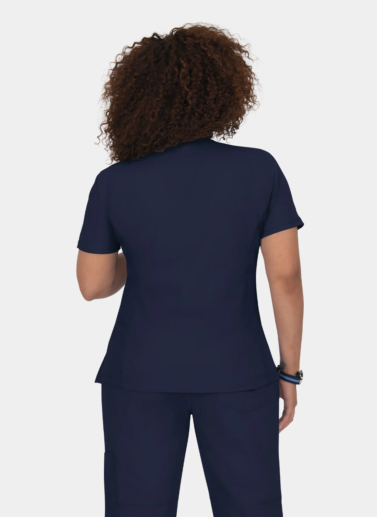 Koi Lite Philosophy Scrub Top - Navy - Image 2