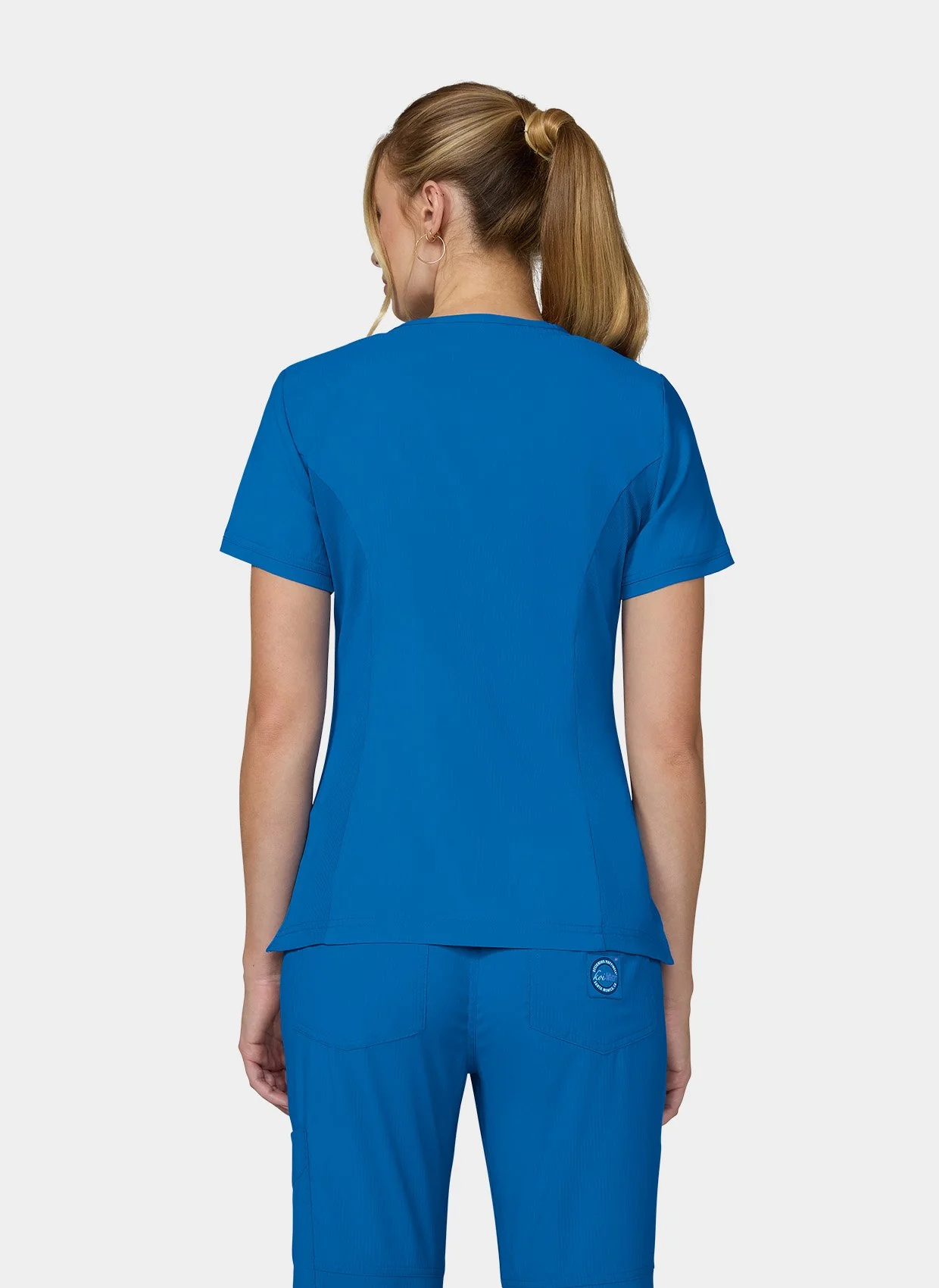 Koi Lite Philosophy Scrub Top - Royal - Image 3