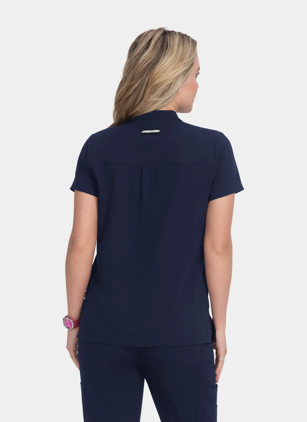 Koi Next Gen Driven Scrub Top - Navy - Image 2