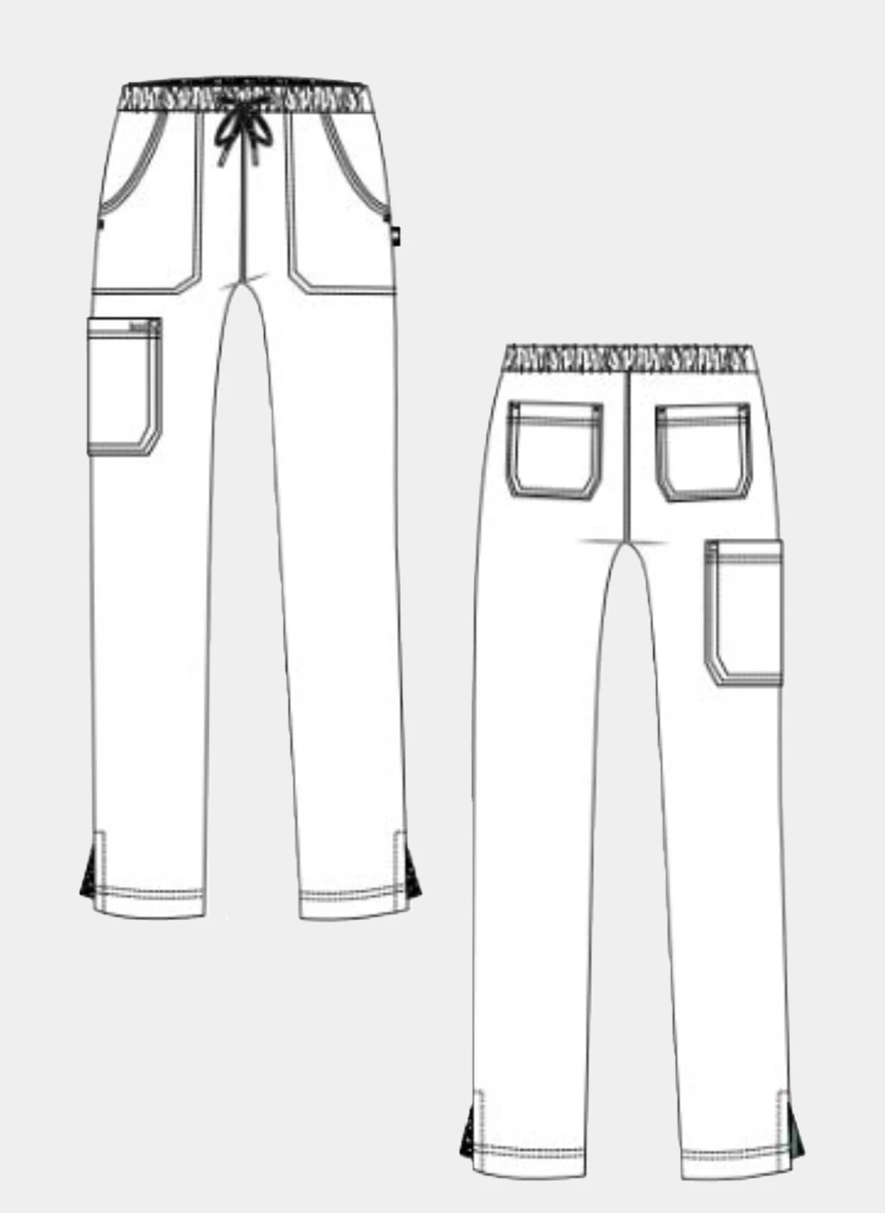 Koi Next Gen Everyday Hero Scrub Trousers - Eggplant - Image 3