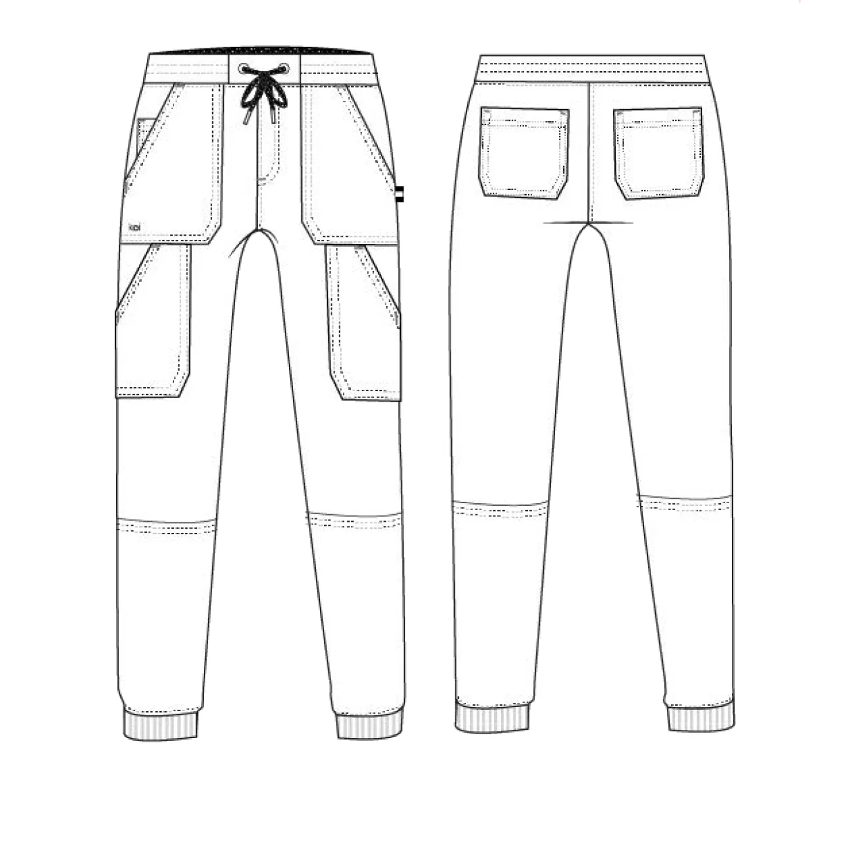 Koi Next Gen Good Vibe Scrub Joggers - Black - Image 3