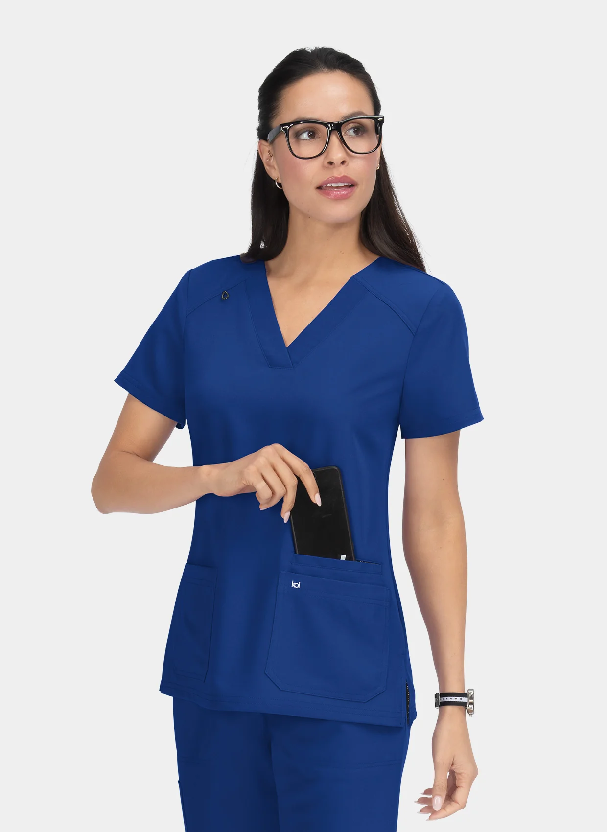 Koi Next Gen Hustle And Heart Scrub Top - Galaxy - Image 3