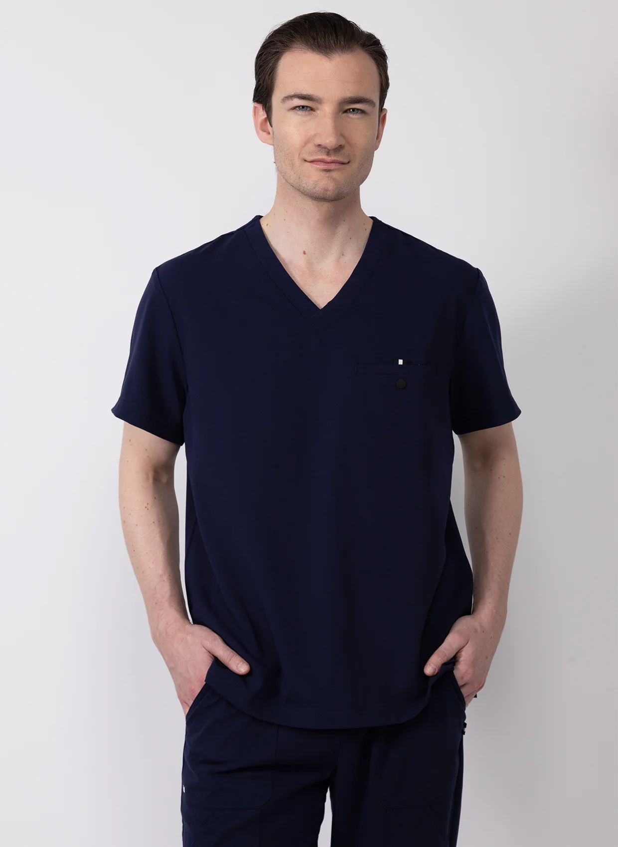 Koi Next Gen On Call Scrub Top - Black - Image 4