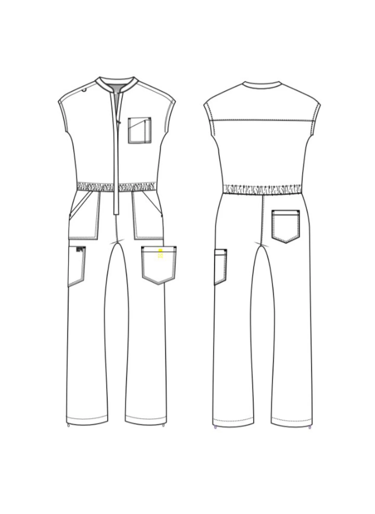 Koi Solis Anja Scrub Jumpsuit - Navy - Image 5