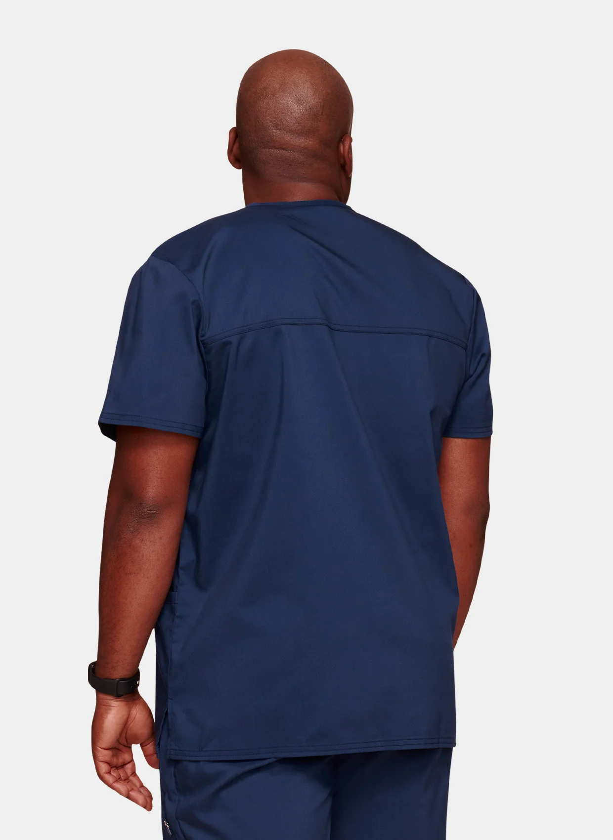 Cherokee WW Revolution Men-s V-Neck Scrub Top WWE670 - Navy - Image 8