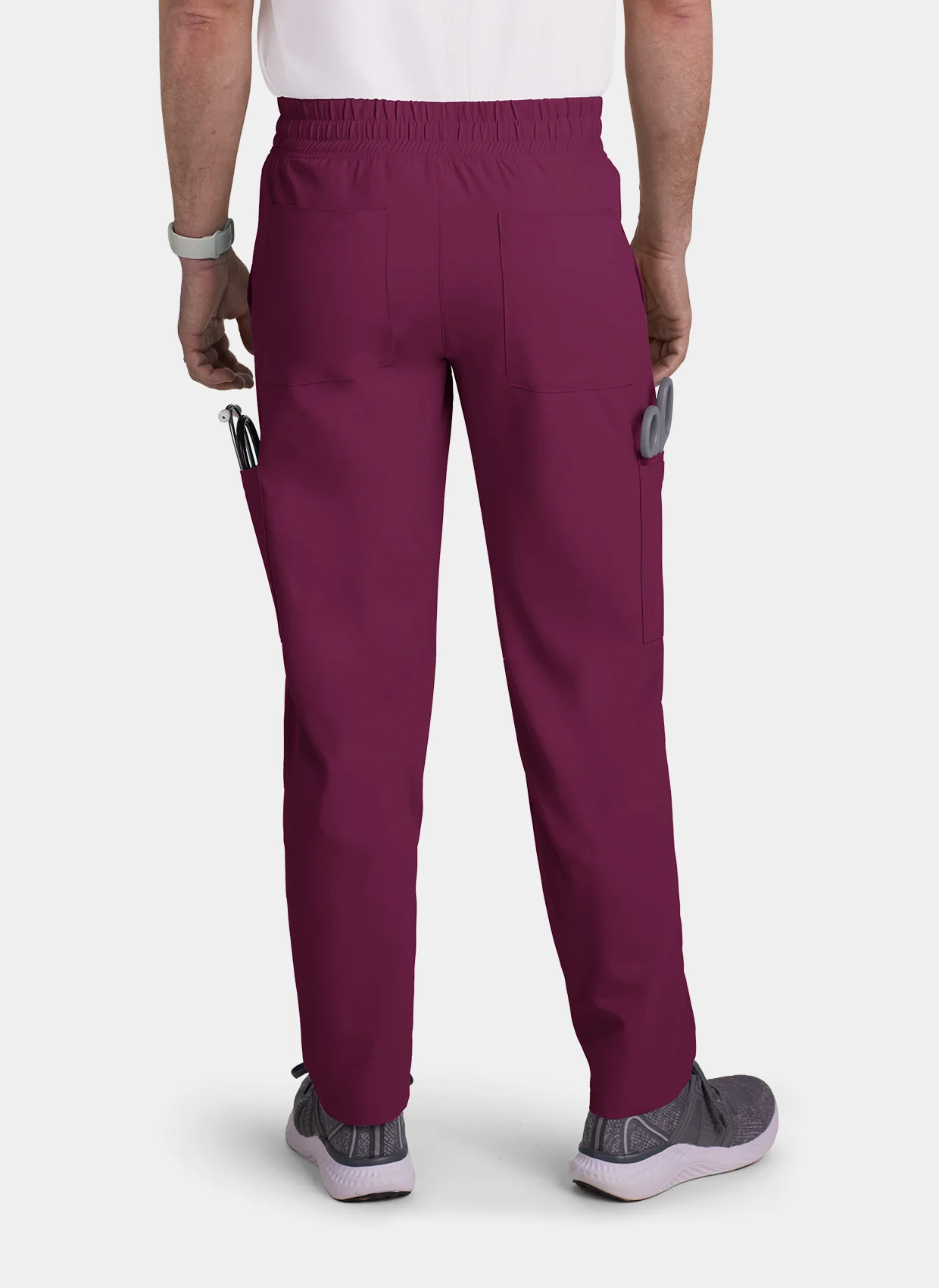 Koi Cureology Neuro Scrub Trousers - Wine - Image 2