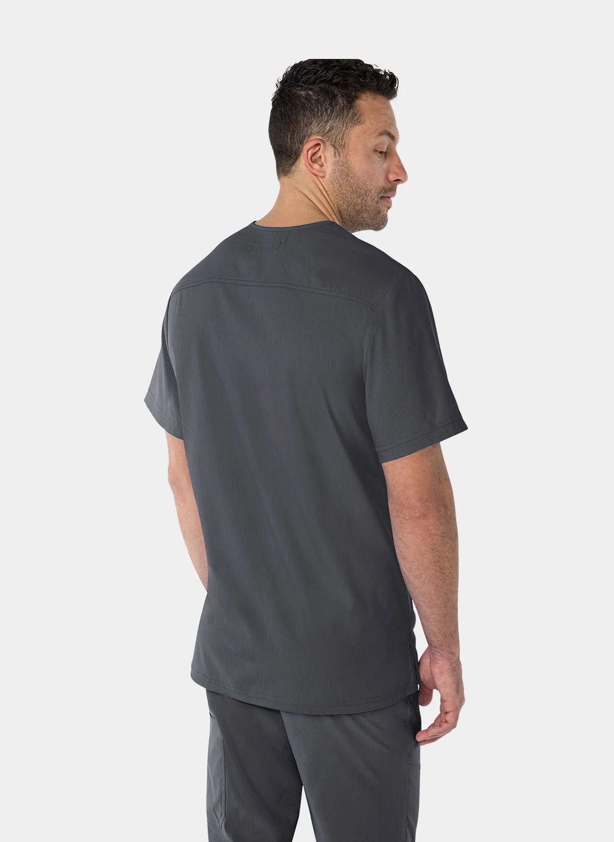 Koi Lite Force Scrub Top - Charcoal - Image 2
