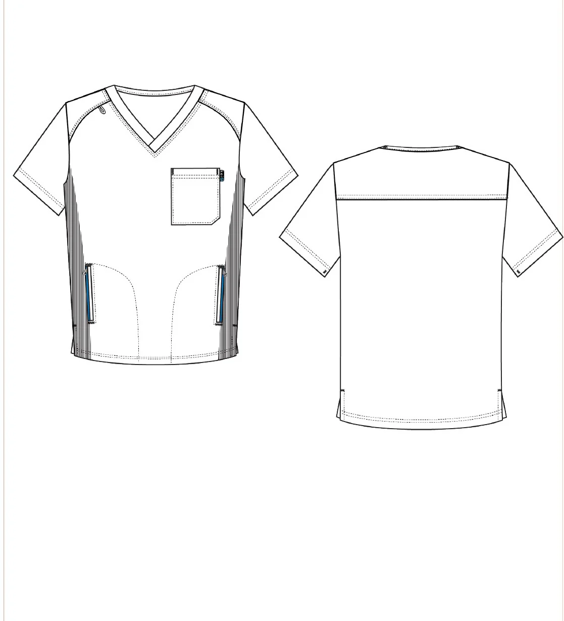 Koi Lite Force Scrub Top - Black - Image 3