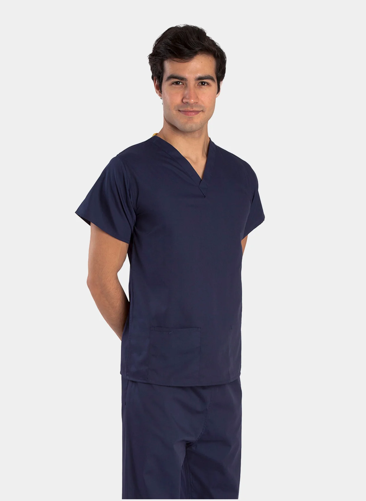 Unisex Budget Scrub Top - Navy
