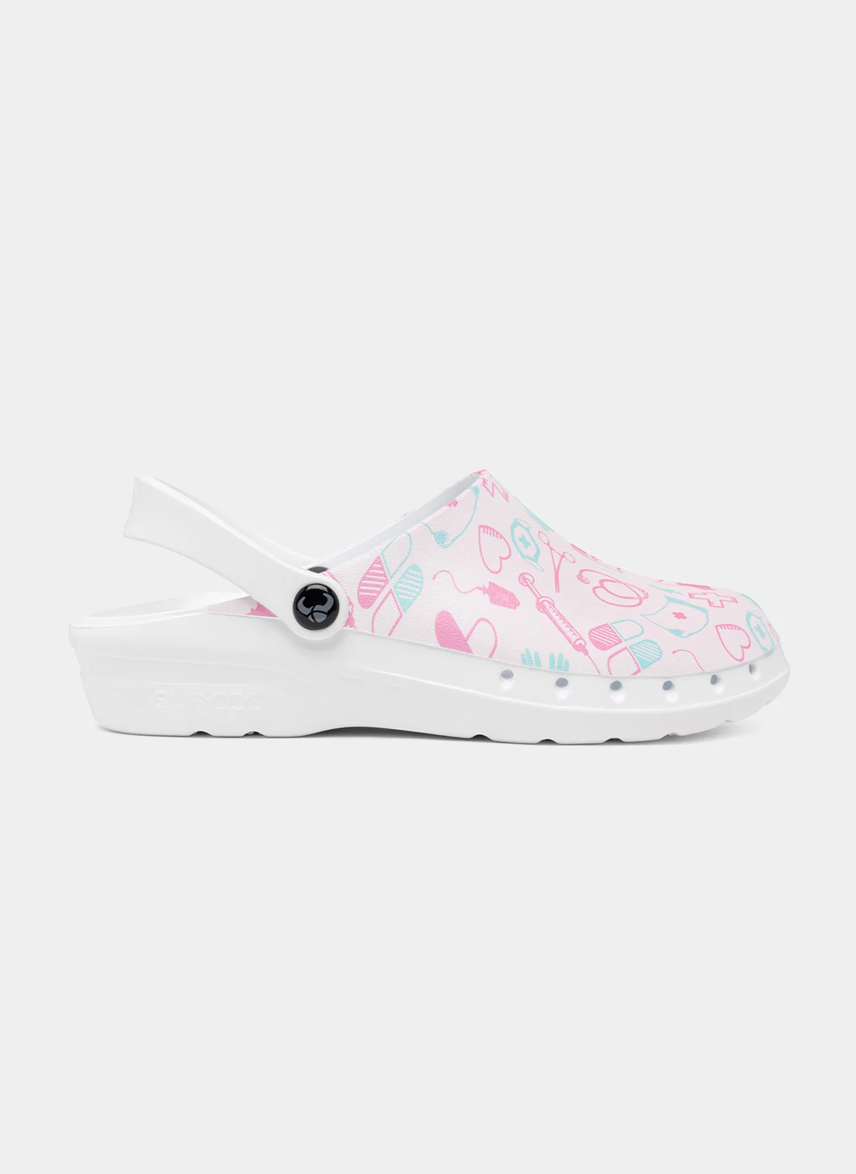 Suecos Oden Fusion Clogs - Medical (Pink) - Image 3