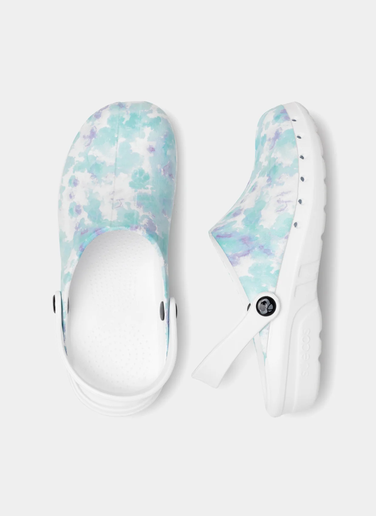 Suecos Oden Fusion Clogs - Waterflower - Image 3