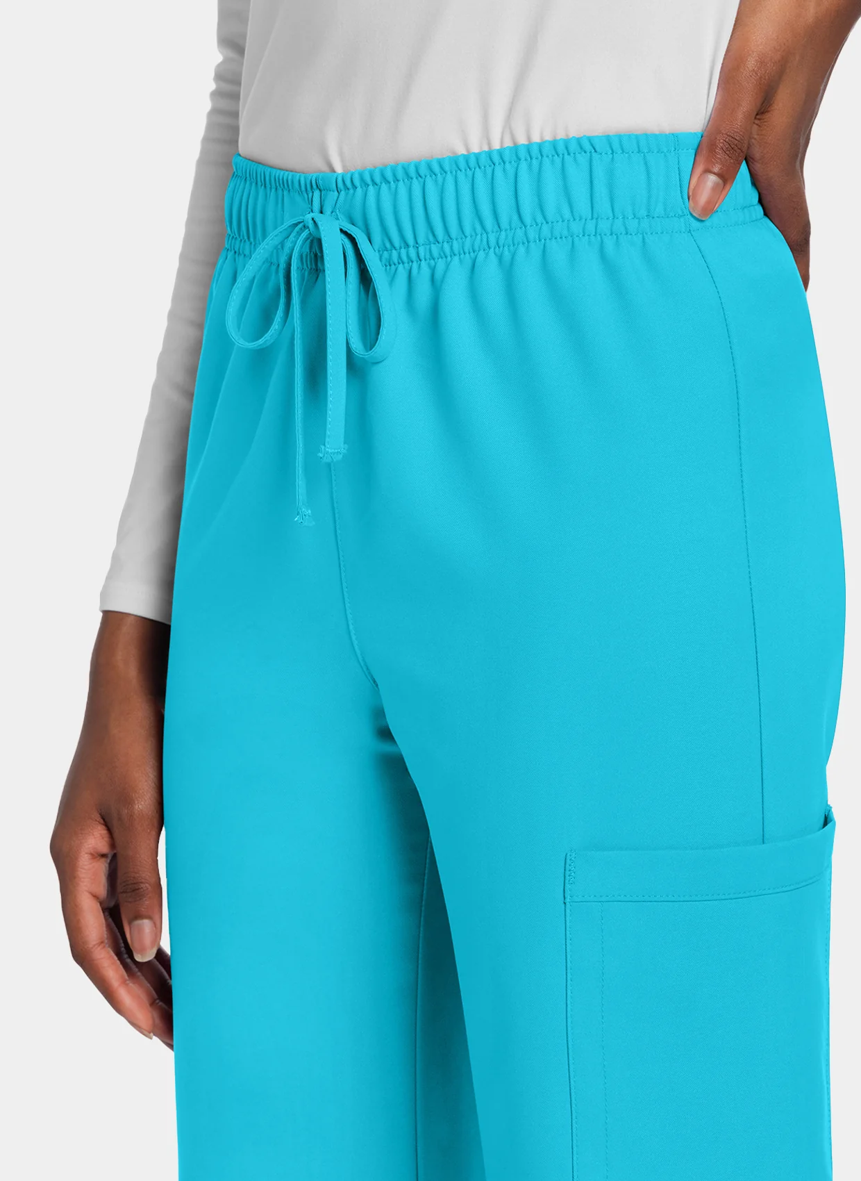 Unisex Trousers - Cherokee Originals - Turquoise - Image 3