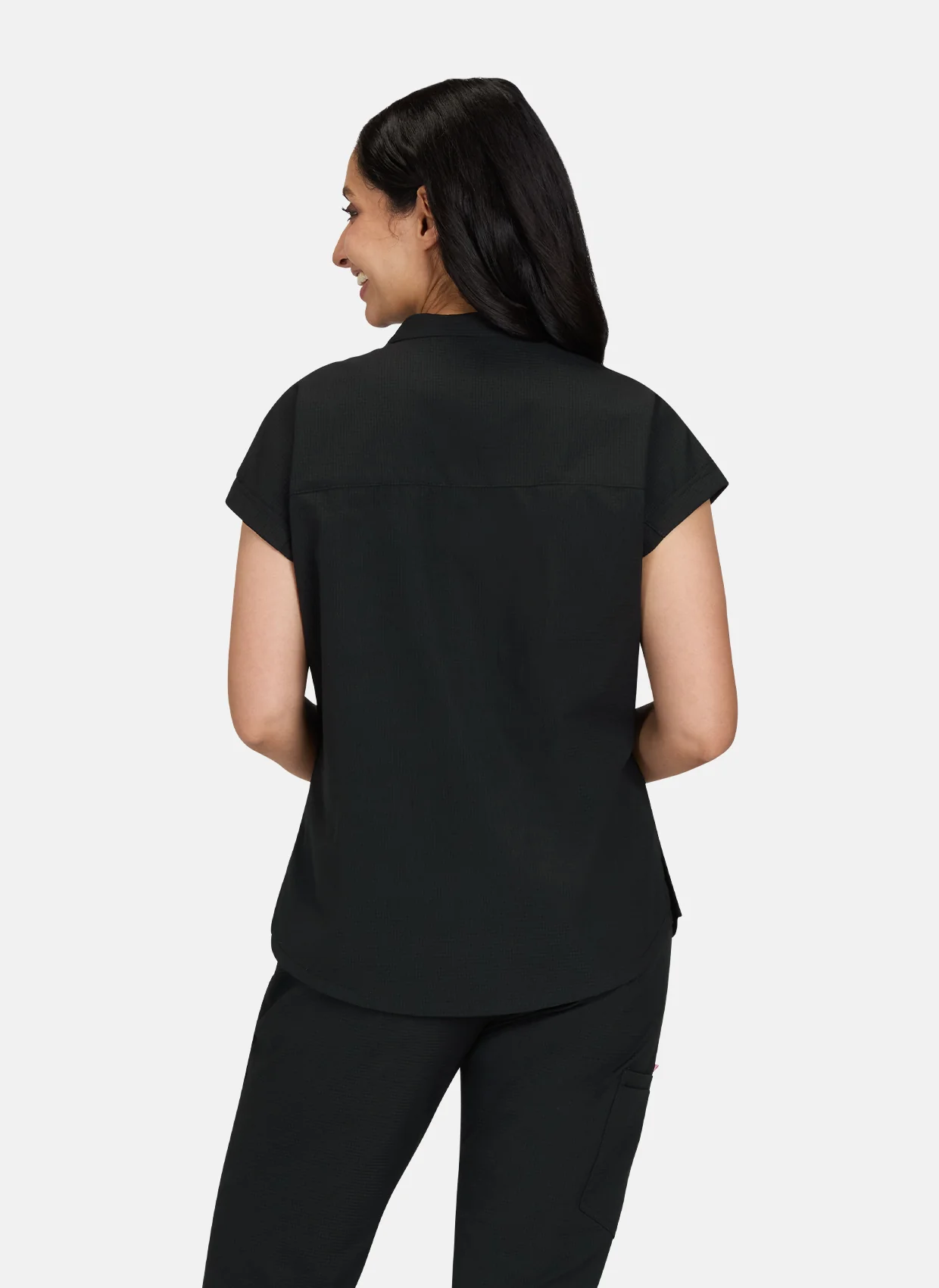 Koi Solis Catrin Scrub Top - Black - Image 3